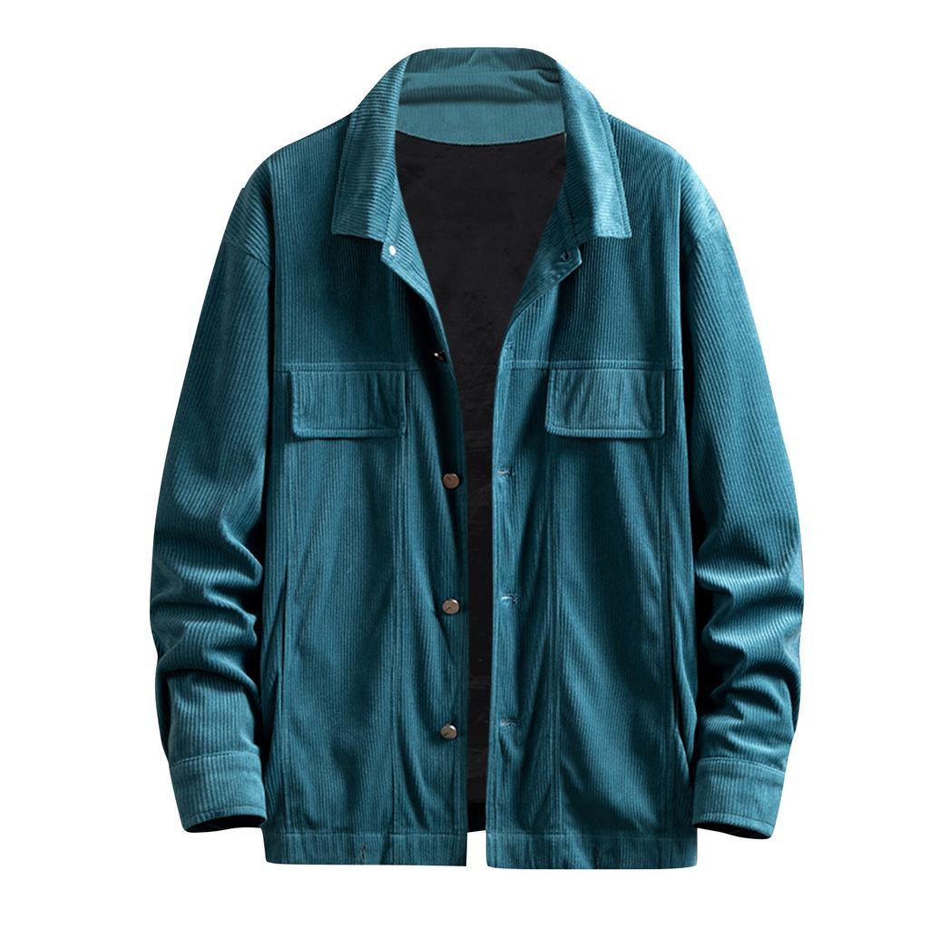 Autumn New Corduroy Youth Trend Men's Fashion Casual Coat Men's Wear