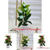 Rose Flower Arrangement Synthetic Potted Plant With Realistic Texture For Party And Outdoor Decor