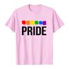 Unisex Streetwear  Pride LGBTQ Rainbow Graphic Merch Tees Summer O-neck Casual Short Sleeve T-shirt Fashion Design Print Tshirts