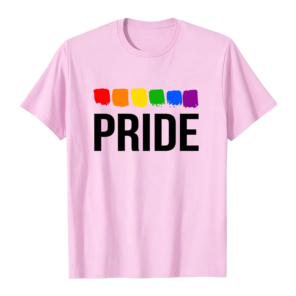 Unisex Streetwear Pride LGBTQ Rainbow Graphic Merch Tees Summer O-neck Casual Short Sleeve T-shirt Fashion Design Print Tshirts