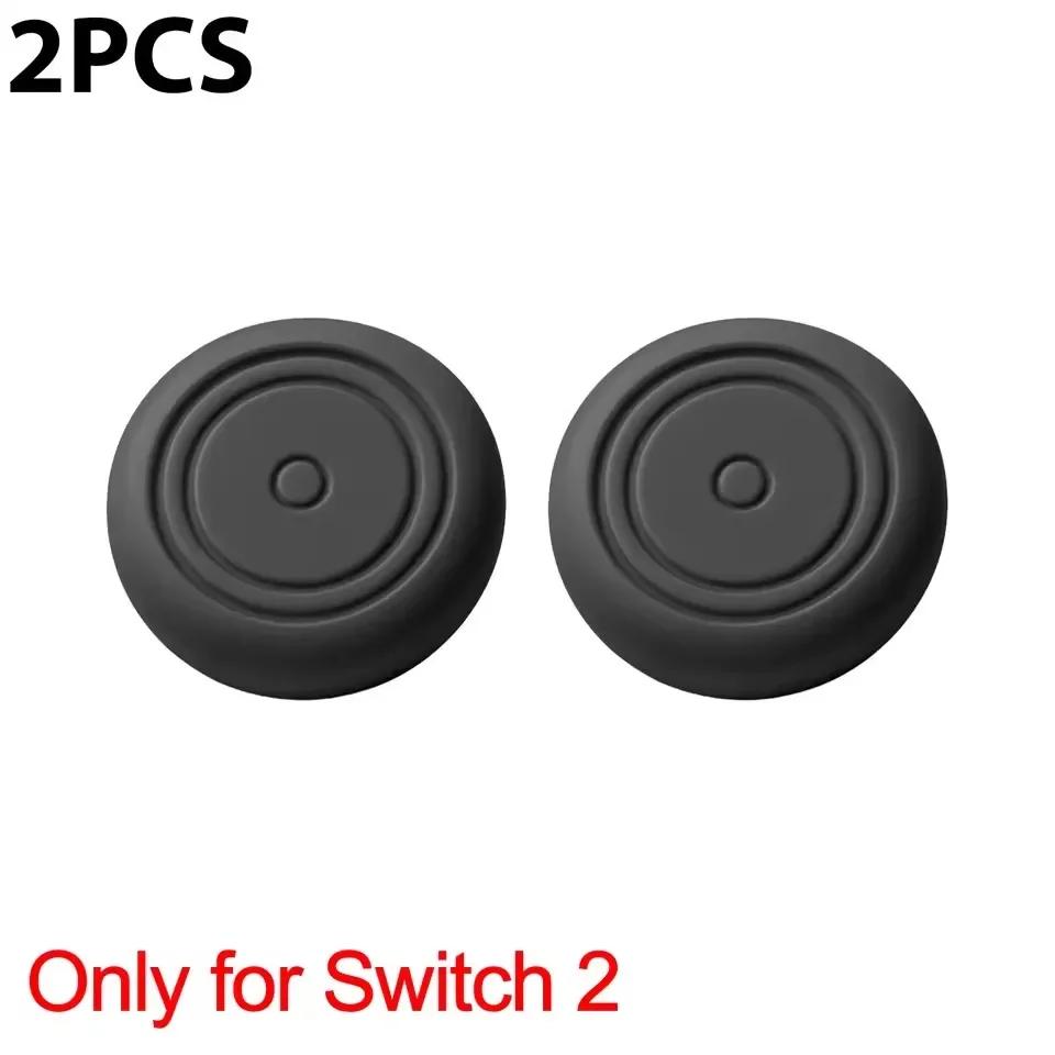 50/2 Stück Weiche Silikon-Daumenstick-Kappen für Switch 2 Joy-Con Rutschfeste Joystick-Schutzhüllen für Switch 2 Zubehör