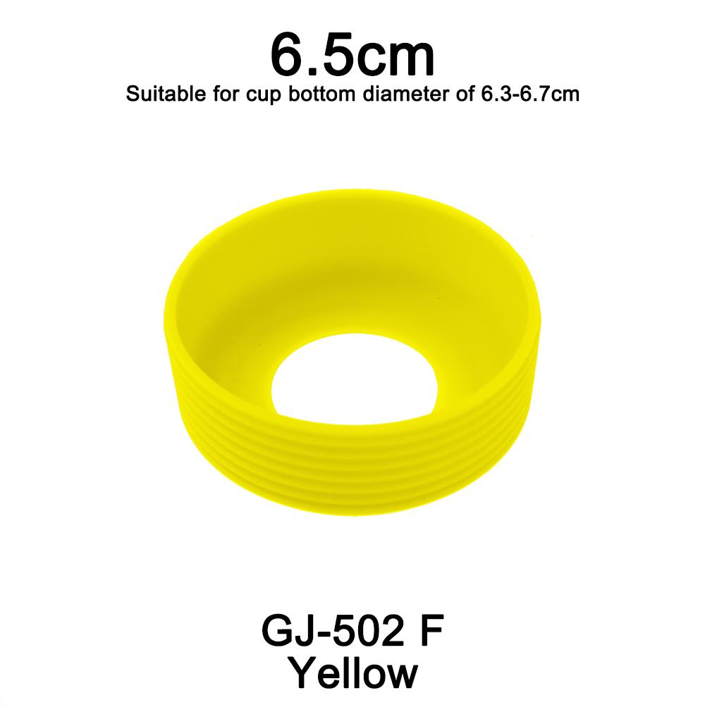 1Pc 6.5CM 16G 15 Colour Threaded Soft Silicone Cup Bottom Cover Wear Resistant Ring Sleeve Sheath Anti Slip Good Toughness