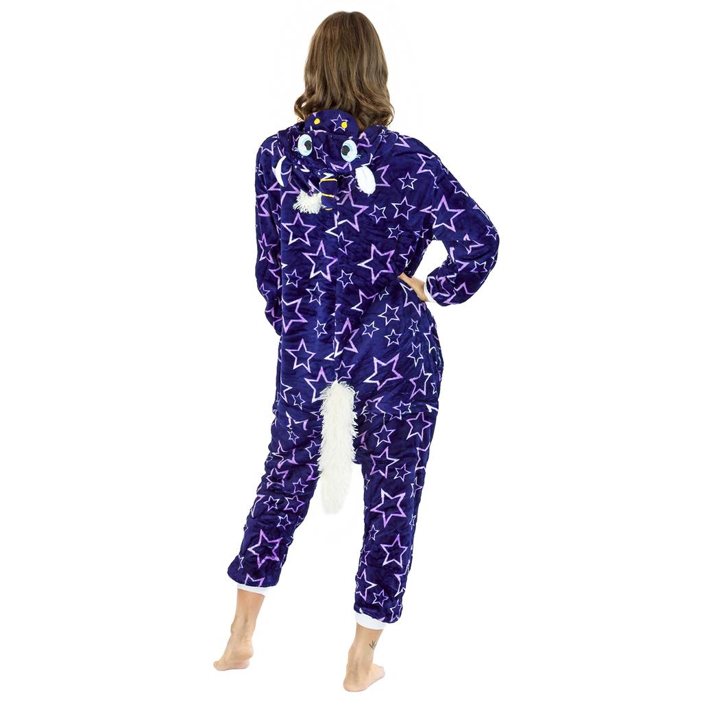 Men's warm pajamas jumpsuit adult winter funny costume m Pentagram Pegasus Onesie Costume - L