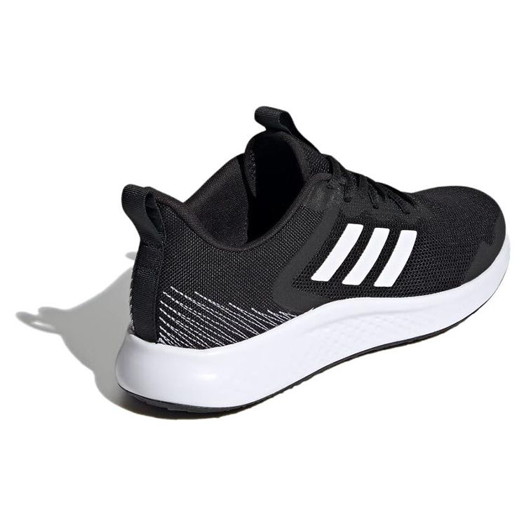 Adidas Fluidstreet Comfortable Versatile Mesh Balance Low-Top Running Shoes Men Sneakers Black White IF8650