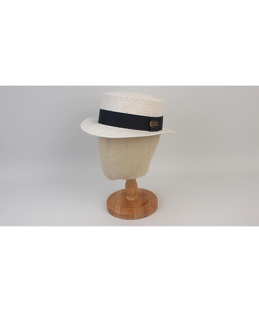 NEIB Line White Short Panama Hat
