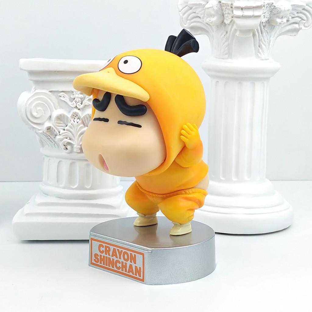 Crayon Shinchan Pikachu Desk Figurine Pvc Collectible For Anime Fans