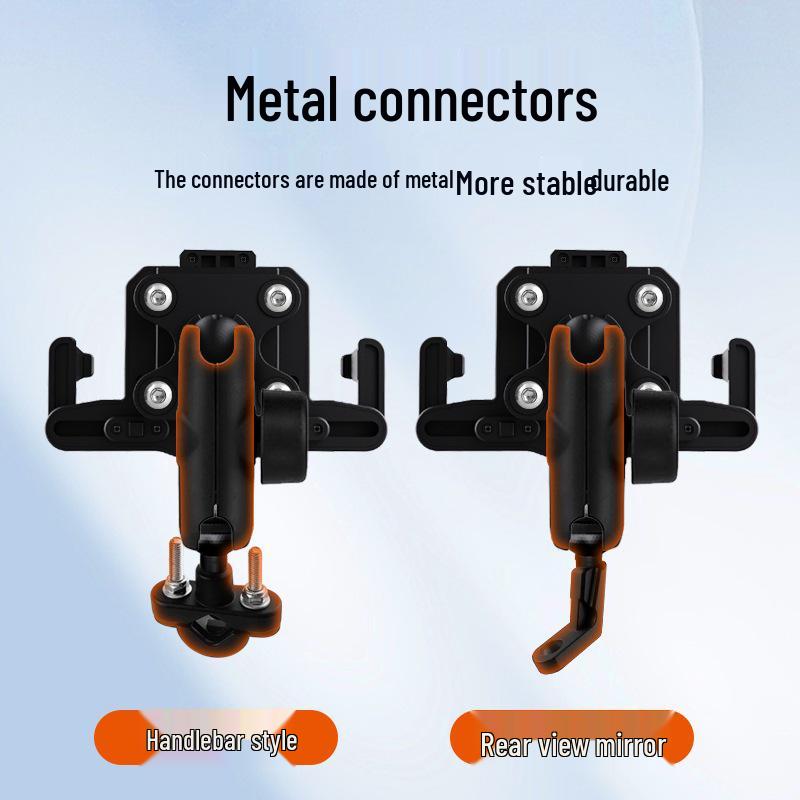Shockproof Metal Phone Holder for Electric Cars, Bikes, and Motorcycles