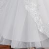Children's Long Sleeve Lace Princess Dress – Formal Flower Girl Wedding and Party Performance Outfit