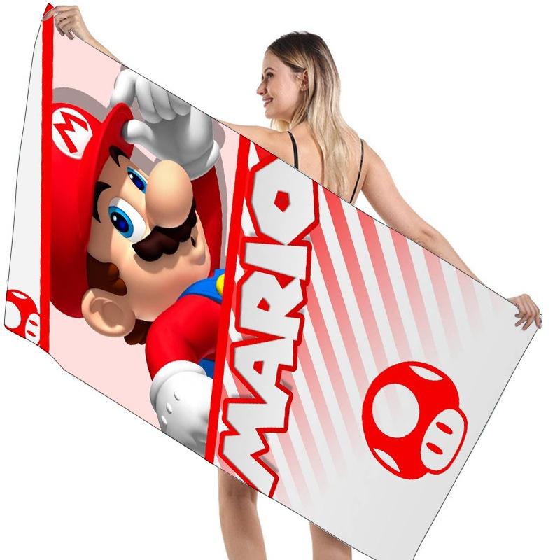 Children's Mario Beach Towel Super Soft And Absorbent!