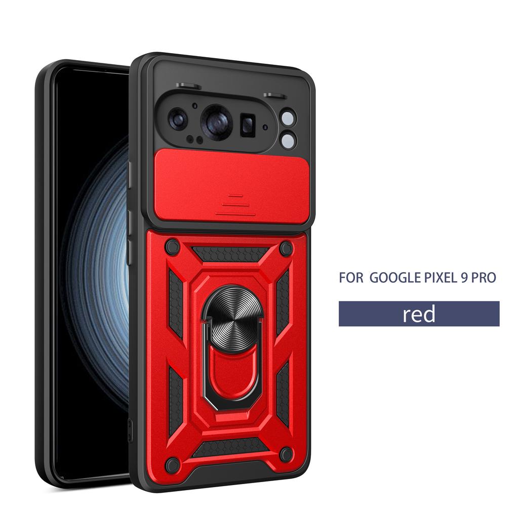 Applicable to Google Pixel9Pro cis-armor window-pushing mobile phone case Pixel8 bracket Pixel6Pro anti-drop protective case