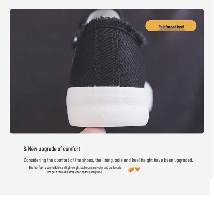 Dámské plátěné tenisky na suchý zip v korejském stylu - Ulzzang trend 2024, ležérní studentské bílé boty