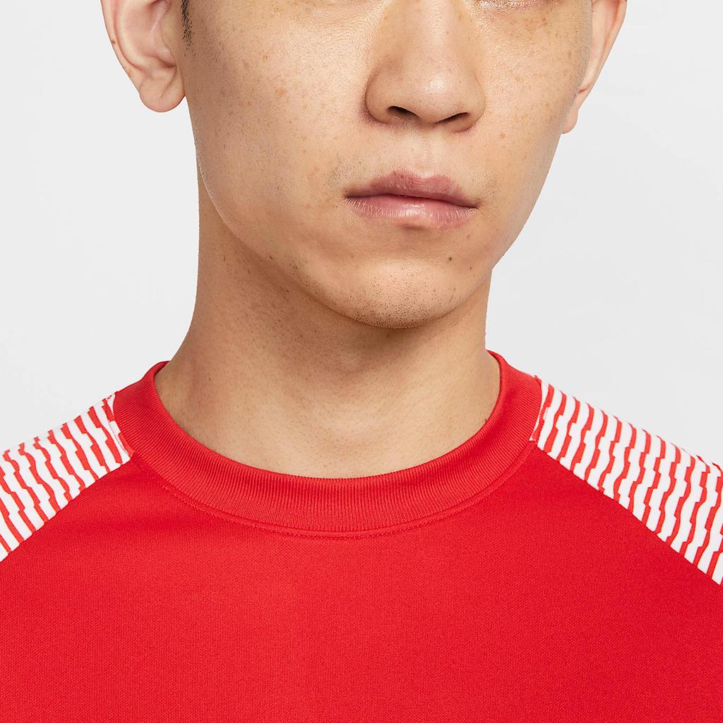 Nike Dri-Fit Academy Άνετο Μόδα Ευέλικτο Μαλακό Κοντομάνικο T-Shirt Ανδρικά Μπλουζάκια Πανεπιστημιακό-Κόκκινο IB8761-657