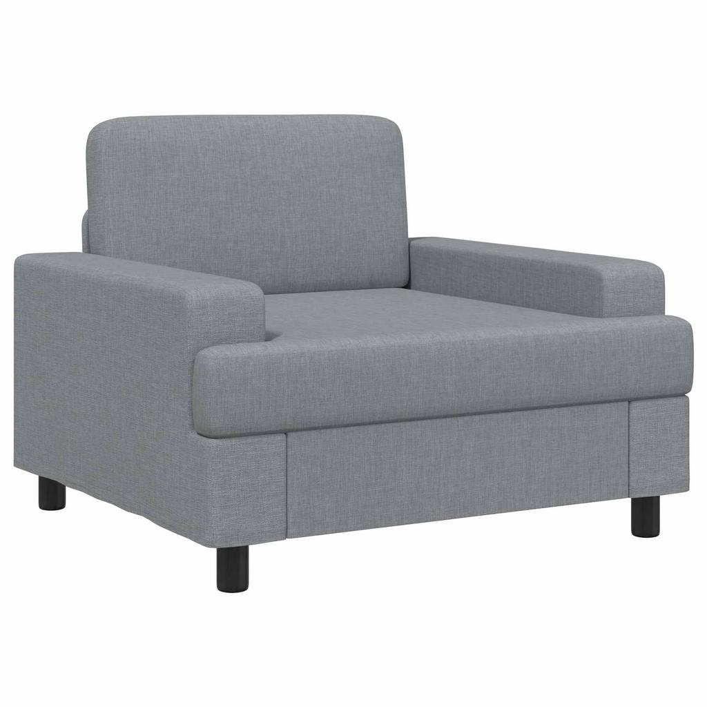 VidaXL Armchair Light Gray Fabric