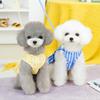 Spring and Summer 2024 New Pet Dog Clothes Vertical Traction Skirt Small and Medium-sized Dog Teddy Dog Clothing Bomei Skirt
