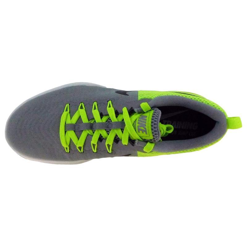 Nike Zoom Train Action Cushioning, Wear Resistant Low Top Training Shoes Men's Gray Green Sneakers Casual 852438-005