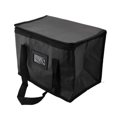 Pizza Bag Meal Delivery Bag Waterproof 1pcs Black Double Zipper Food Delivery Bag High Quality