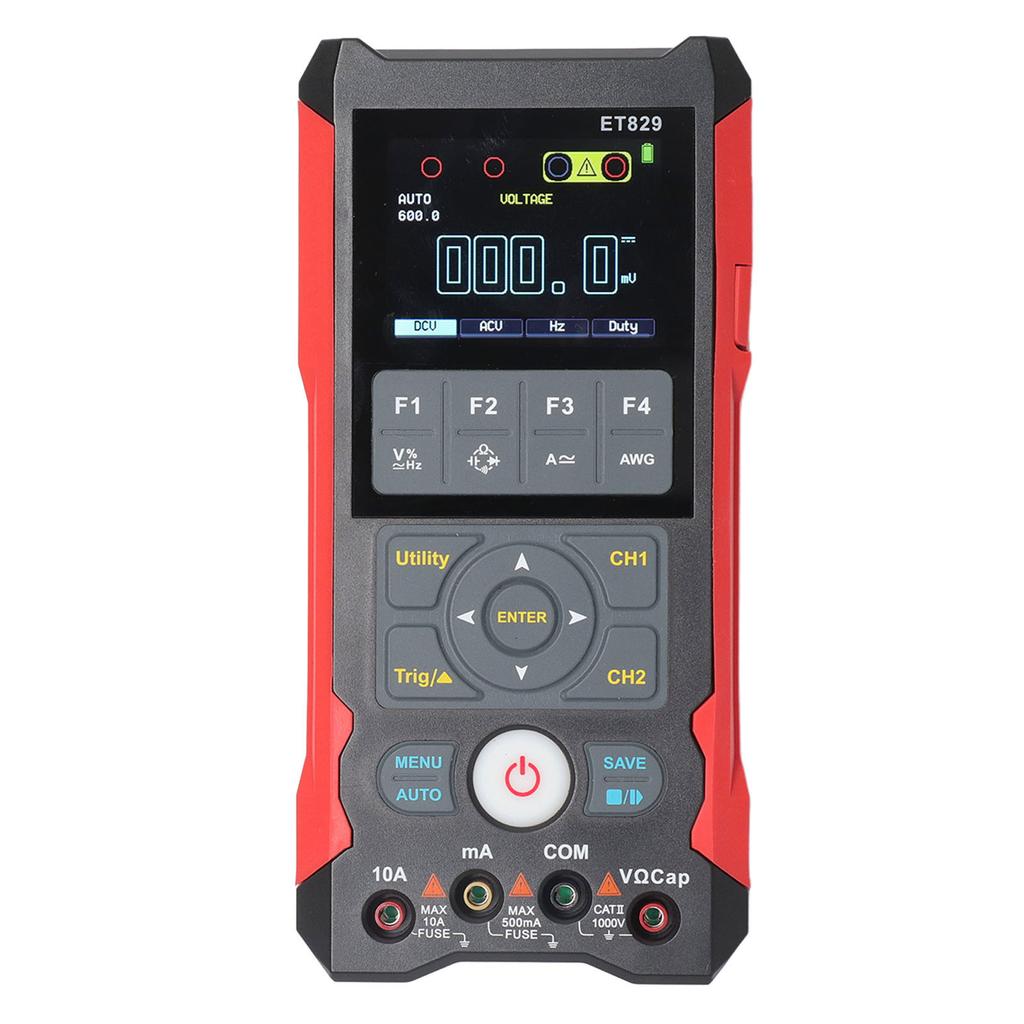 Oscilloscope Multimeter 3 in 1 80MHz 2 Channel Signal Generator Digital Test Instrument