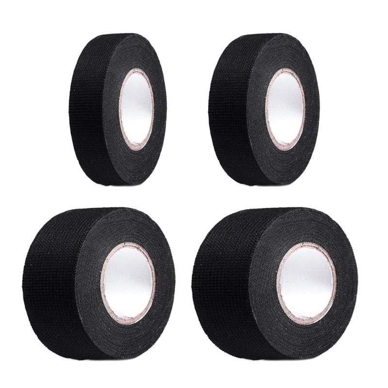 Wire Harness Automotive Cloth Tape Self-Adhesive Felt Cloth Electrical Tape Heat Resistant Harness Tape Easy to Use