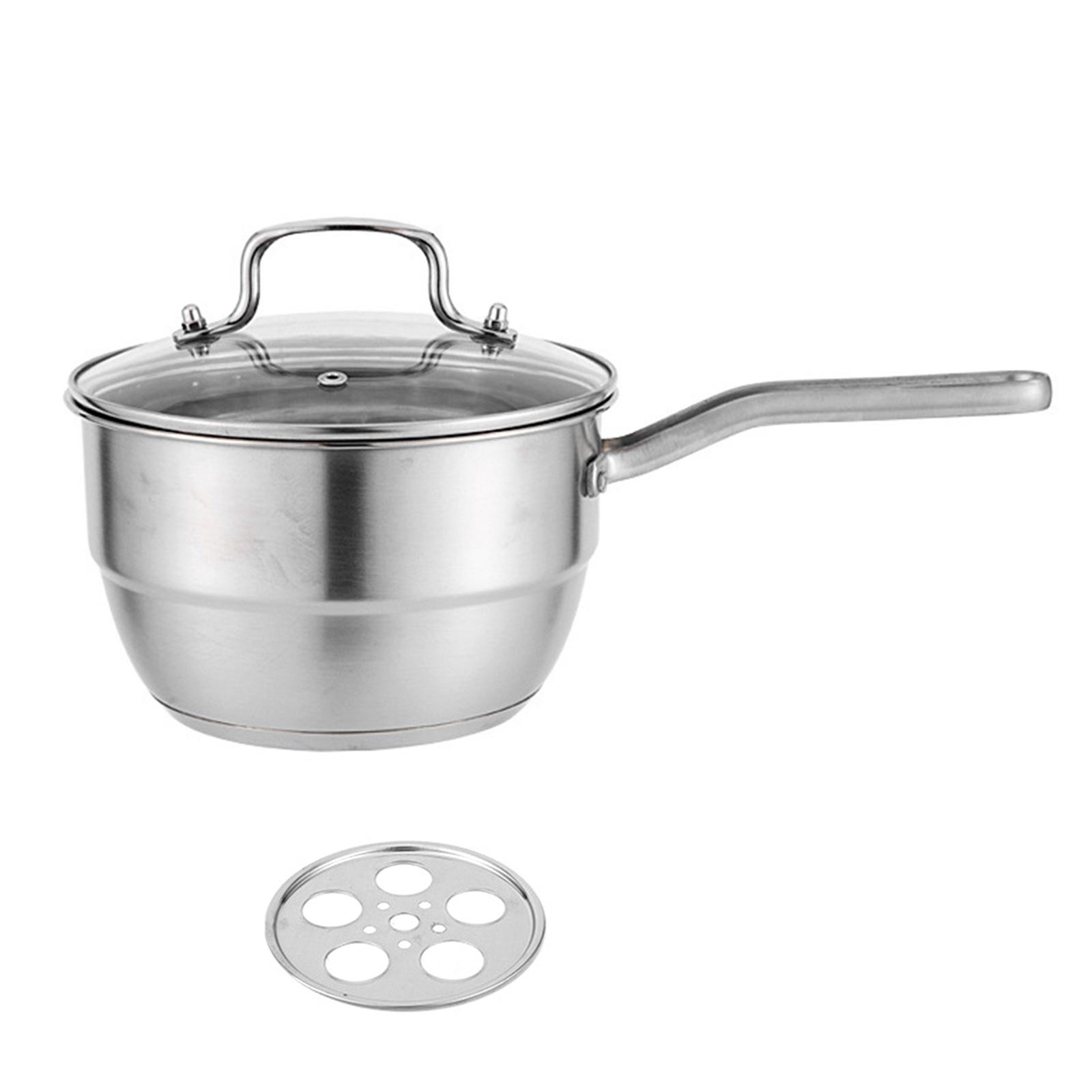 

Компактная двухъярусная пароварка из нержавеющей стали с термостойкой ручкой и стеклянной крышкой для домашнего кухонного использования