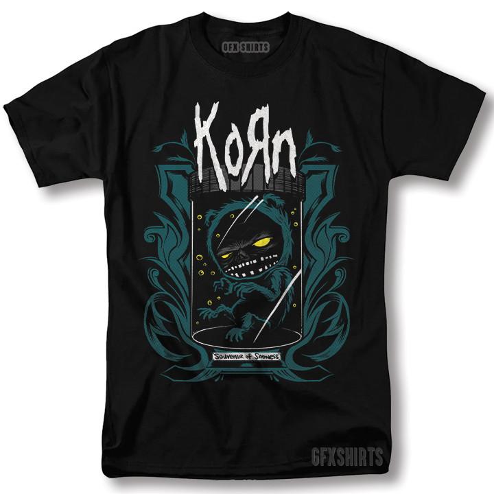 Korn Shirt Rock Merch Concert Tour Vntg Graphic Design T-Shirt Unisex T-Shirt L