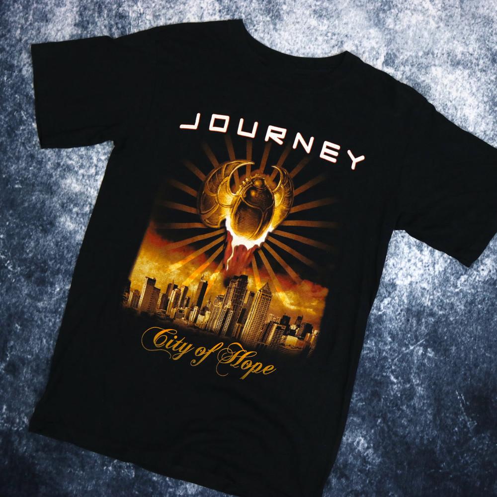 

Футболка Journey Band City Of Hope Тяжелый Хлопок Черная Все Размеры TT92 Унисекс Футболка XL