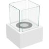 Freestanding Bioethanol Fireplace TANGO2 TÜV White