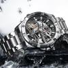 FAIRWHALE Luxury Men Watch Automatic Movement 44MM Dial Stainless Steel Tourbillon Waterproof Mechanical Watch for Man Gift Set