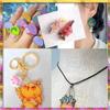Top Deals Heat Shrink Plastic Sheet Kit Shrink Papers 25 PCS Large Shrink Film Papers With 100 PCS Keychains For Kids (11.4X8inc