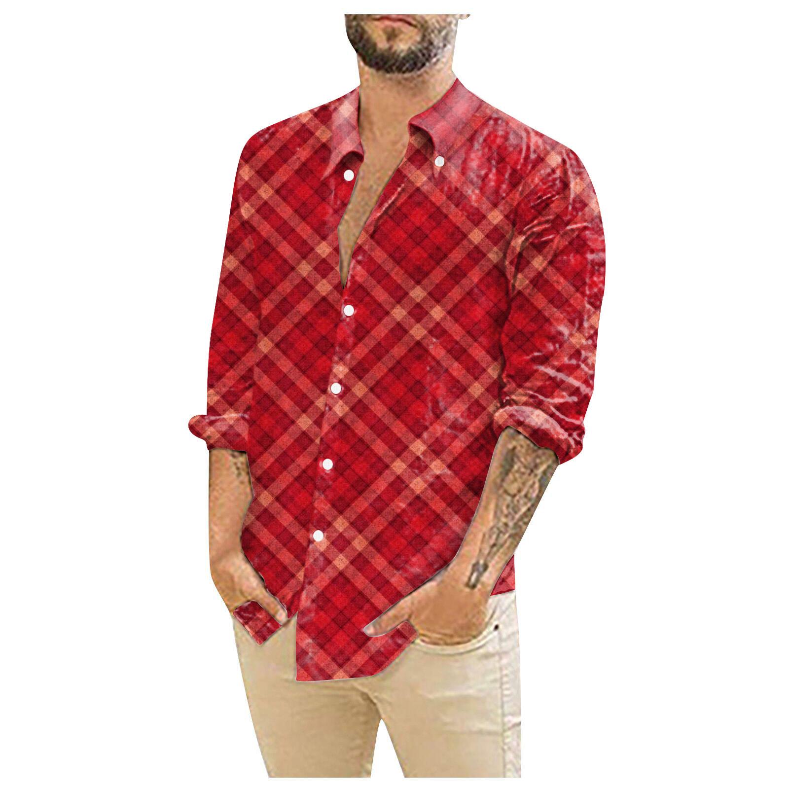 

Дизайнерская весна-лето мужская повседневная 3D-хэллоуинская печать Гавайская рубашка Блузка Рубашки с длинным рукавом XL