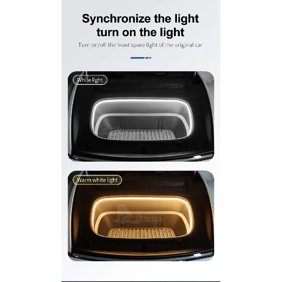 Front Trunk Light for Tesla Model Y Juniper Launch 2025 Magnetic Induction Switch LED Light Trim Car Accessories