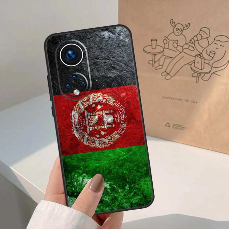 Flag of Afghanistan For Honor Magic 8 Pro 7 6 5 Lite Case For Honor Win RT 200 400 50 70 90 X8b X9a X9b X9c X9d
