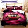 3pcs Taz Mania pattern bedding set duvet cover set includes duvet cover &pillowcases, perfect all season bedroom decoration & gift