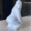 3D Printed Ghost Statues with Large Buttocks, Halloween Witch Ghost Ornaments, Home Decorations, Halloween Party Decorations