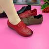 Single shoes women's autumn new soft leather thick heel fashionable and comfortable versatile lightweight round head women's shoes