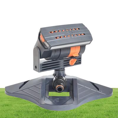 Mini-Oszilliersprenger Einstellbarer Automatischer Gartenbewässerungssprenger 16 Löcher Rotierender Rasensprenger für Außenbereich Hof Garten