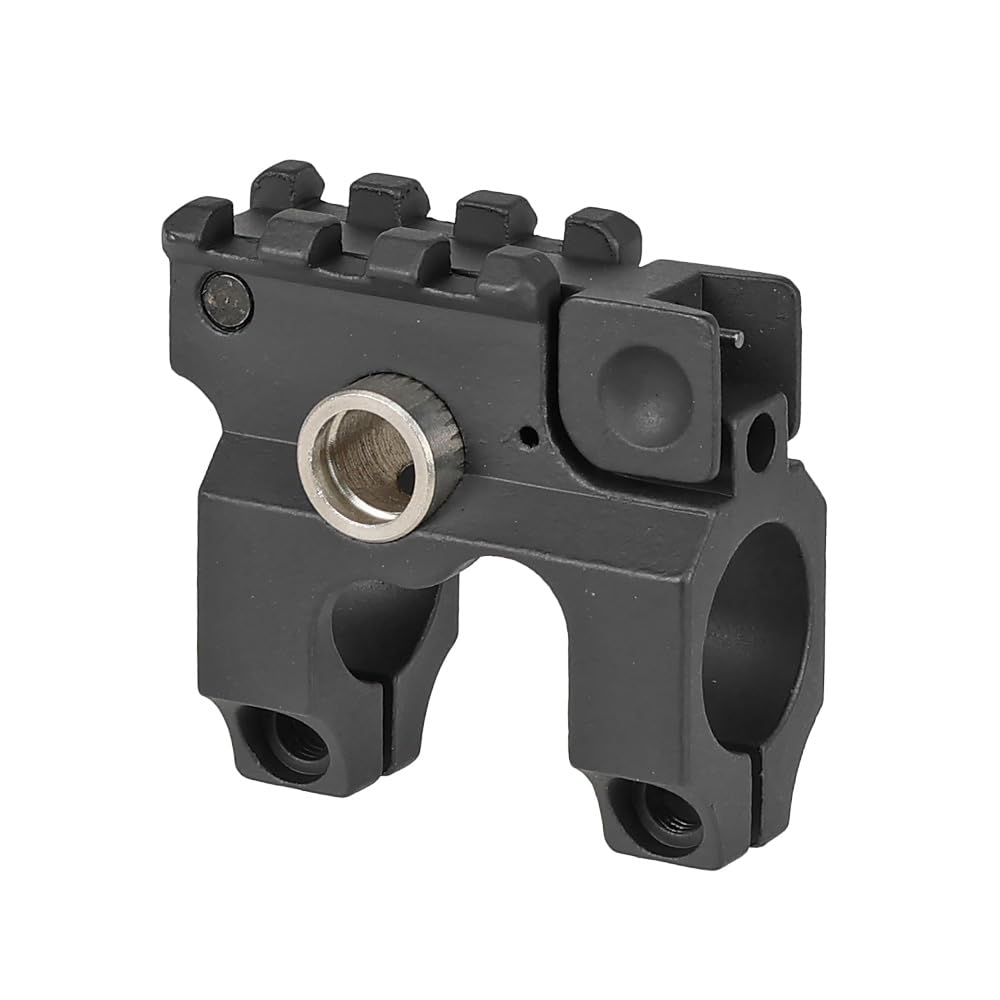 Ryohin Buhin VLTOR VST Sight Tower Gas Block Replica by E&C, Clamp-On Type with QD Sling Mount, Zinc Alloy Construction, Built-in Front Sight