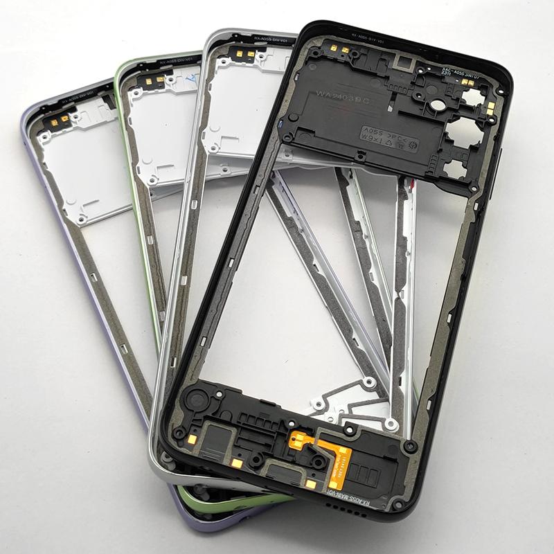 A05S Gehäuse Mittelrahmen Für Samsung Galaxy A05s A057F Akkuabdeckung Hinten Rückseite Gehäuse Ersatzhülle Mit Kameralinse