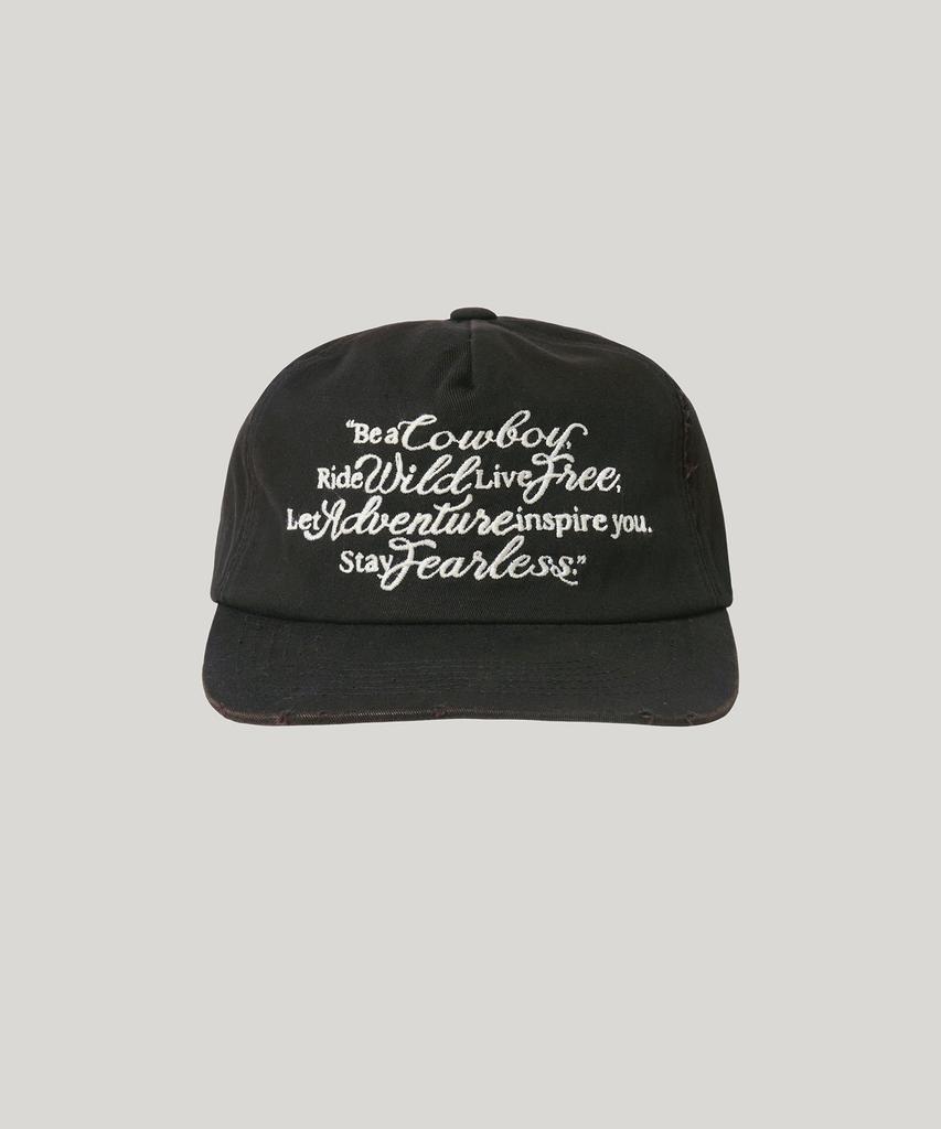 RUSTICCLUB Cowboy Message Cap_Black
