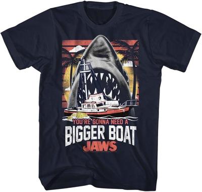 Jaws Ygnabb Marineblau Erwachsenen T-Shirt