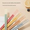 KOBACH 10-Pair Five-Color Alloy Chopsticks