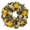 Q-FLA 798030 Natural Christmas Wreath Handmade Entrance Indoor Holiday Decoration 24.5 Cm