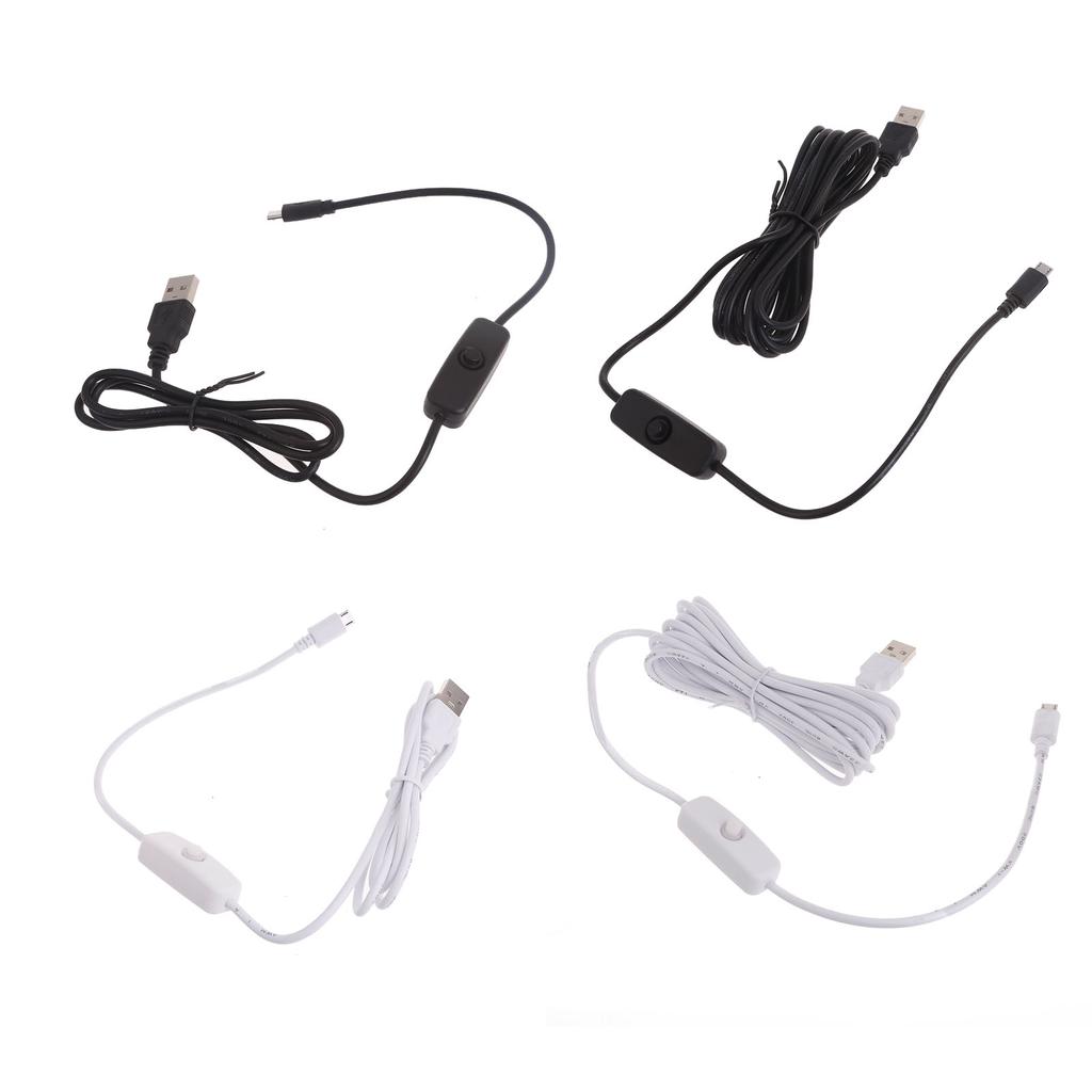 USB Power Charging Cable withSwitch USB2.0 to USB Converter forRaspberryPi USB to USB Cable