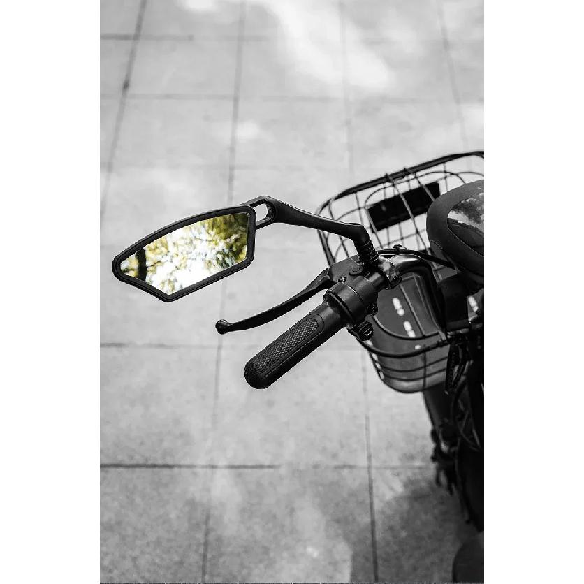 ROCKBROS Bicycle Mirror Handlebar Rear View Stainless Steel Reflector Universal Wide-Range 360° Adjustable Mirror Bike Accessory