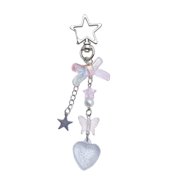 Eye Catching Heart Key Chain Pendant Cute Key Rings for Phones Cute Jewelry