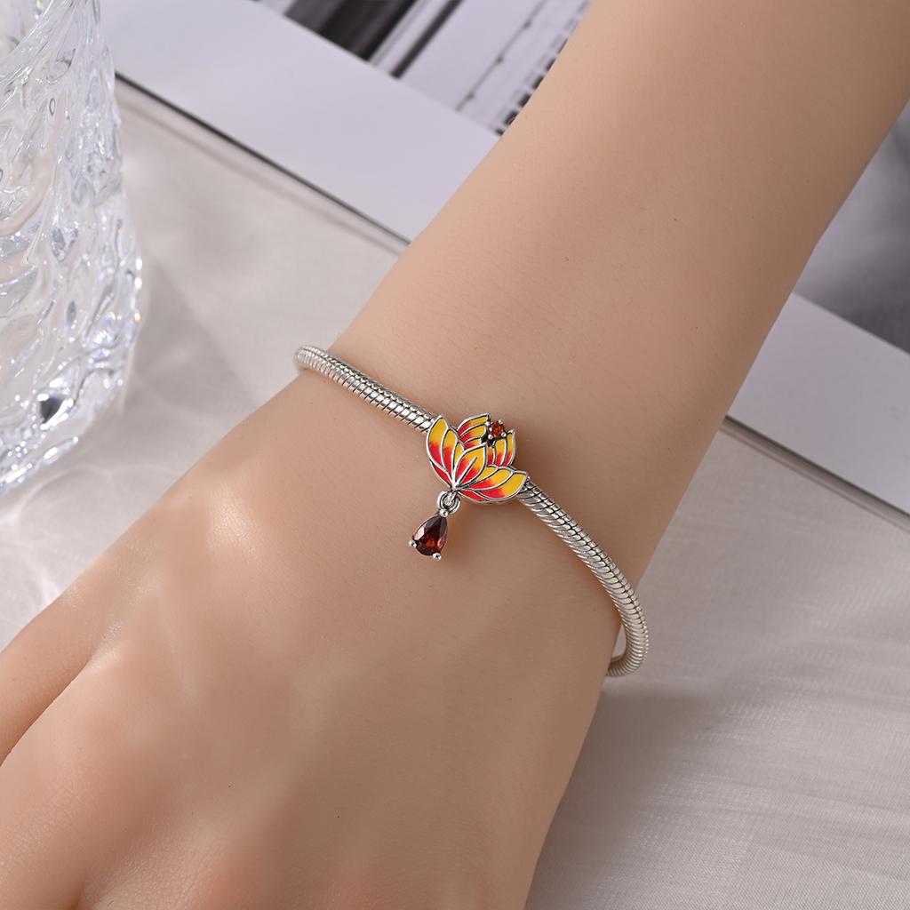 Lotus Lantern Charms   Copper Original Beads Fit Original  Charms Bracelet Beads Jewelry Gifts For Women
