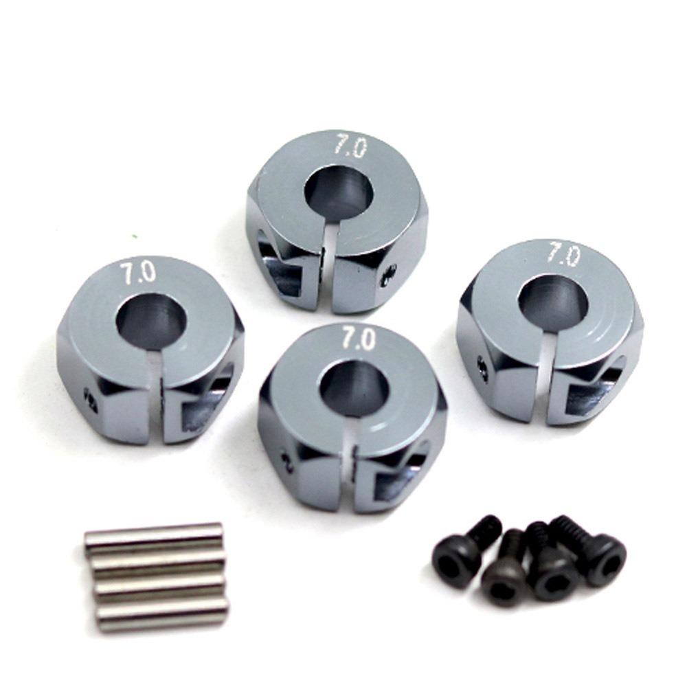 4pcs Aluminum Drive Hubs 6 7 mm RC Car Accessories Durable Crawler Wheel Parts for HSP HPI Tamiya