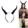 Lightweight Resin Horn Headpiece for Costume Accessories Holiday Celebrations