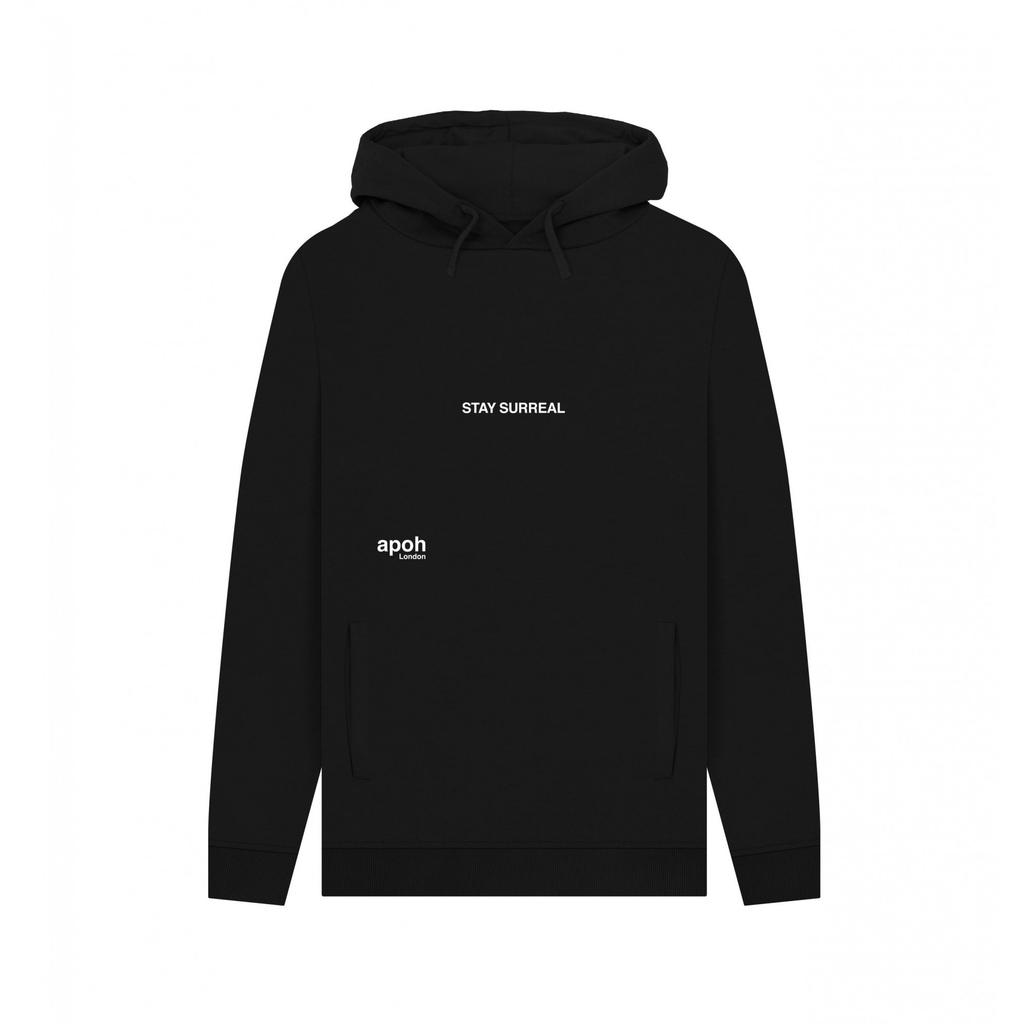 Apoh Unisex Adult Stay Surreal Slogan Hoodie