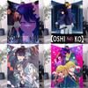 ANIME O-Oshi CUTE N-No k-Ko 3 Blanket Design Lightweight  For Dorms, Naps, Living Room, Office,Sofa,All-Season