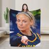 Sophie Cunningham Woman Basketball Blanket Fleece Print  Multifunction UltraSoft Throw Blankets for Sofa Bedroom Bedspread